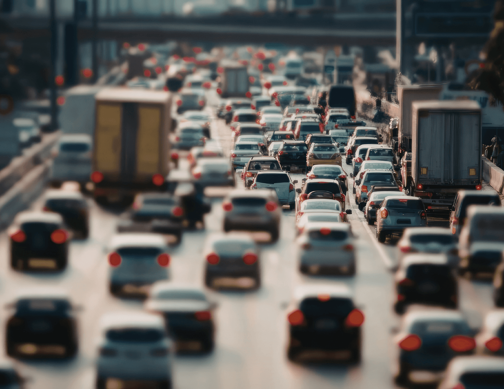 California roadway traffic